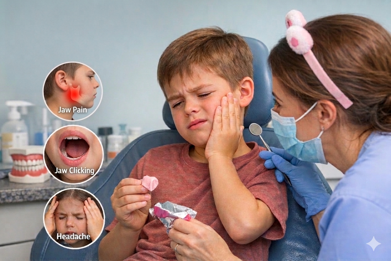Can Chewing Gum Cause Jaw Pain in Kids