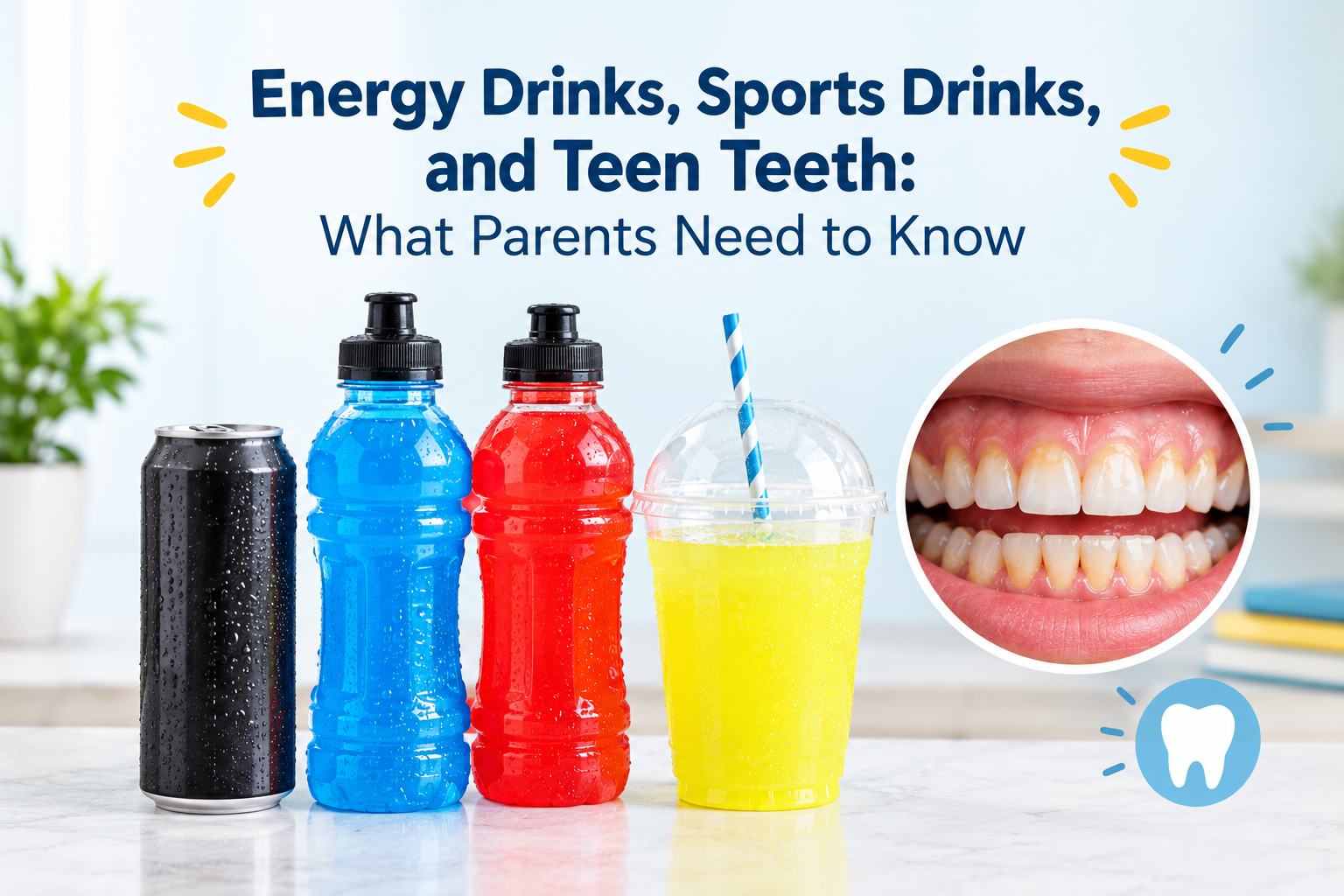 Energy Drinks, Sports Drinks, and Teen Teeth: What Parents Need to Know